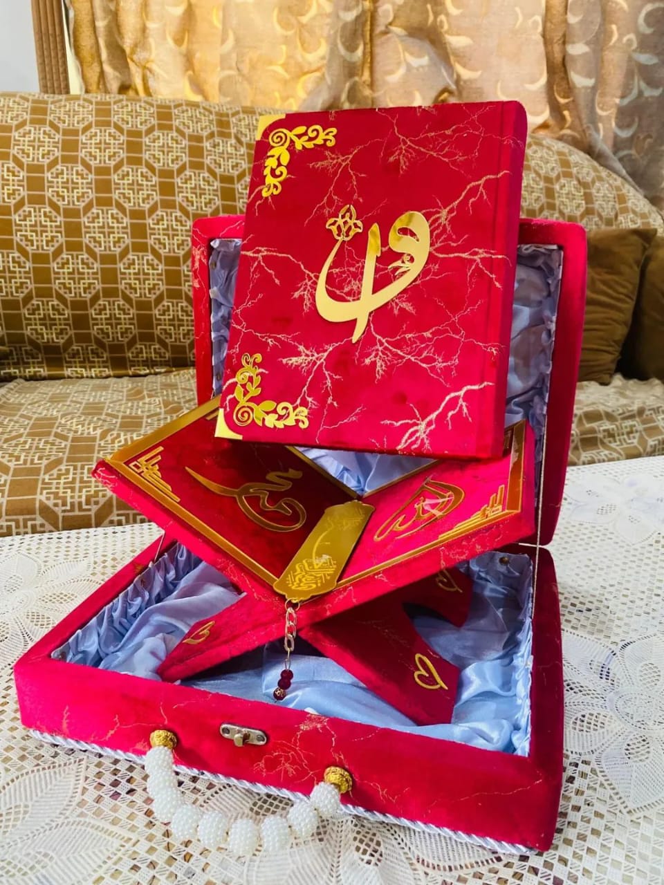 Quran e Pak Tajweedi Large (20N) Mehroon